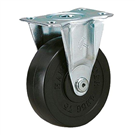 420SR-R 平板橡膠固定輪