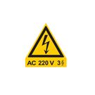 TAC系列-工業安全表至貼紙-電類(25PCS/包)