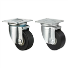 TQNB / TQNU系列 低重心 尼龍鍍鋅平板式腳輪(2.5-3寸)
