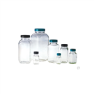 Qorpak® 透明方型玻璃廣口瓶 樣本瓶