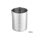 不鏽鋼燒杯 Stainless Steel Beaker without Handle 1L