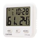 溫濕度計 (時間顯示 報時 鬧鐘功能) CTH-230