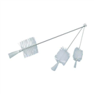 尼龍毛刷 (瓶用) Brush for Bottle Washing Nylon Hair Stainless Steel Handle Size No. 1　TBP-S1N