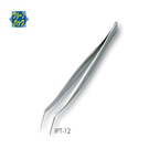 不鏽鋼鑷子 Normal Tweezers Flat Stainless Steel　IPT-12