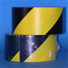 PVC斑馬膠帶(黑黃)