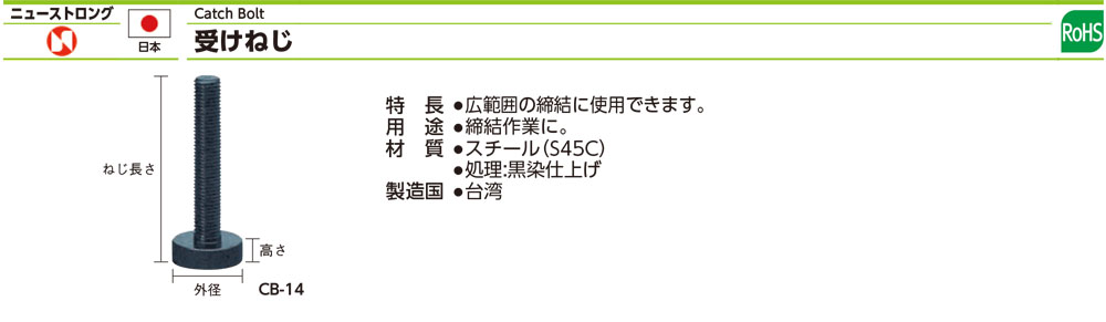 Cb系列支持螺桿規格 品號 產品說明 伍全企業